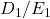 D_1/E_1