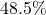 48.5\%