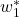w_1^*