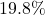 19.8\%
