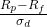 \frac{R_p - R_f}{\sigma_d}