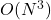 O(N^3)