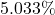 5.033\%