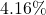4.16\%