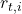 r_{t,i}