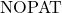 \text{NOPAT}