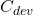 C_{dev}