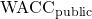 \text{WACC}_{\text{public}}