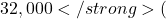 32,000</strong> (