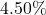 4.50\%