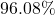 96.08\%