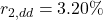 Rendered by QuickLaTeX.com r_{2,dd} = 3.20\%
