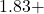 1.83 +