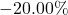 -20.00\%