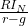 \frac{RI_N}{r - g}