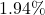1.94\%